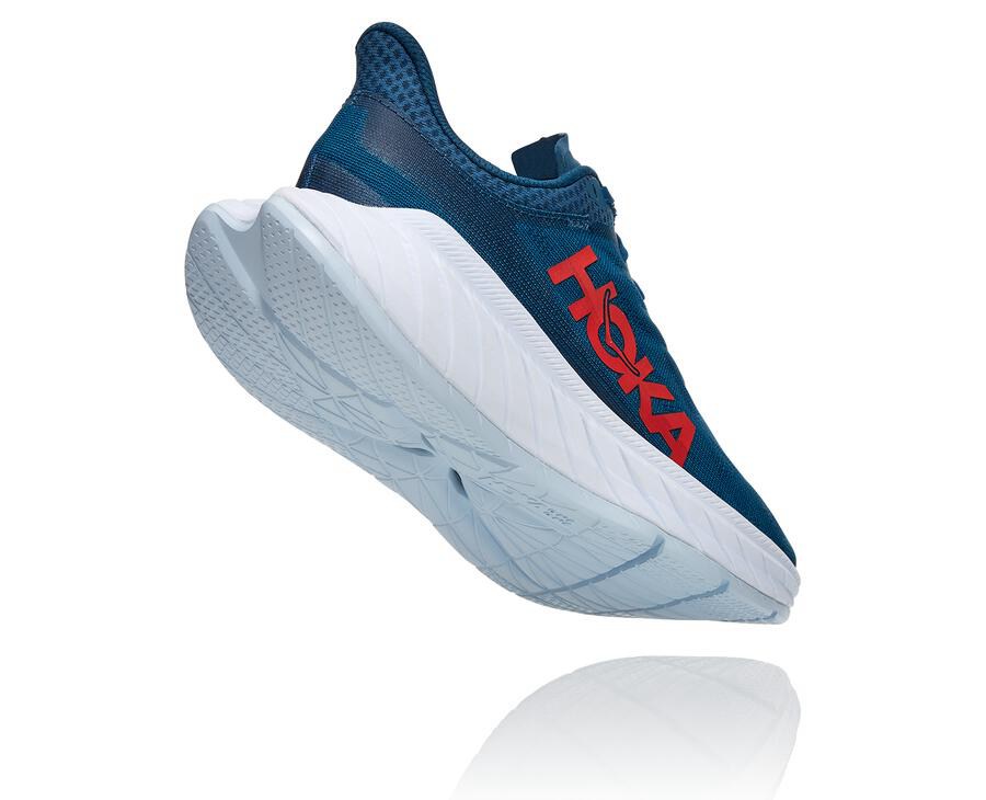 Tenis Hoka One One Feminino Azul Marinho/Branco - Carbon X 2 - 869-PIYODL